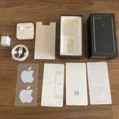 Apple iPhone 充電器・イヤホン・USBケーブル・ロゴシール　セット