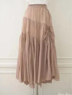 herlipto Asymmetric Tiered Cotton Skirtのサムネイル