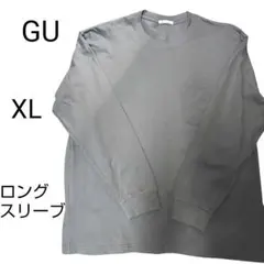 【値下げ中】GU　ジーユー　XL　ロングスリーブ　カットソー　オリーブ