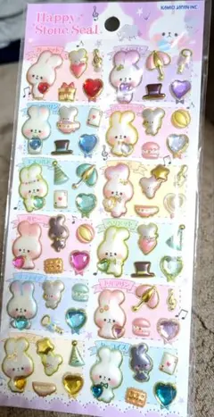 カミオジャパン　シークレットラビット　誕生石ラビット　ドロップシール　希少　匿名