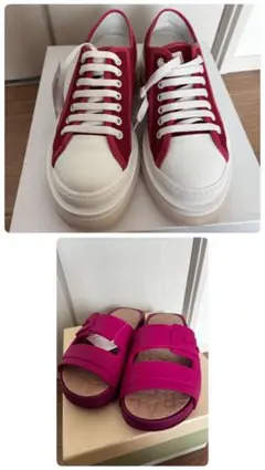 Ferragamo NATALY リボン スニーカー フェラガモ 23cm - メルカリ