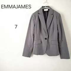 1336＊エマジーンズ EMMAJAMES グレー テーラードジャケット 7