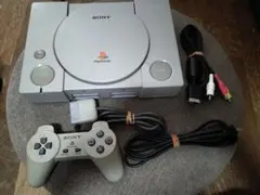 動作確認済 PS1 本体一式 SCPH-7000 コントローラー　ケーブル　PS