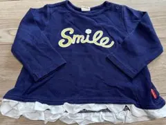 339 ムージョンジョン　トップス　長袖　Tシャツ　冬服　女の子　90