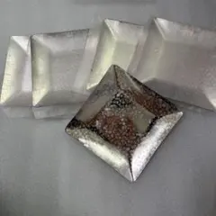 銀メッキ 四角い皿