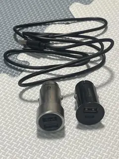 車載充電器 2個セット USBカーチャージャー
