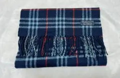 英国製 ☆バーバリー  ラムウール マフラー