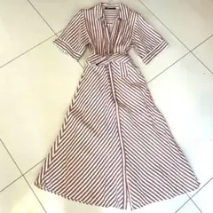 ZARA リネン　ワンピース