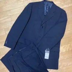 京王百貨店★スーツA6★ネイビー★ジャケット背抜き新品未使用★セットアップ★紺