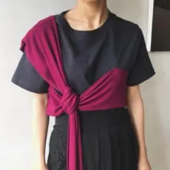 【Ameri】TILT SHOULDER TEEのサムネイル