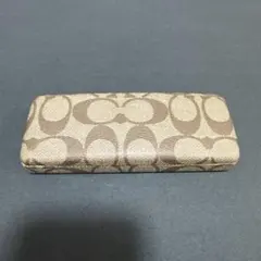 COACH メガネケース シグネチャー柄