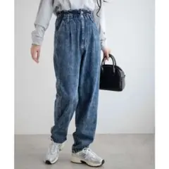 ハイウエストデニムパンツ