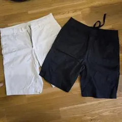 ​【2点セット】ユニクロ チノハーフパンツ ＆ ドライストレッチイージーショーツ