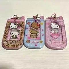 ハローキティ　スライドガラケーキーホルダー　３種のサムネイル
