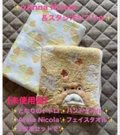 ✨Anna Nicola &トトロ✨未使用品✨フェイス&ハンドタオル のセット✨