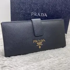 未使用品級✨PRADA サフィアーノ　メタルロゴ　長財布　1MV025