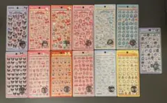 【国内正規品】 サンリオ ボンボンドロップシール 第2弾＋mini 13種セット