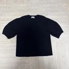 【美品】オペークドットクリップ　サマーニット