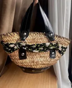 ⭐*︎様 DOLCE&GABBANAドルチェ＆ガッバーナ ストロー かごバッグのサムネイル