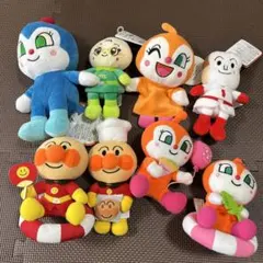 アンパンマンキャラクター　ぬいぐるみセット