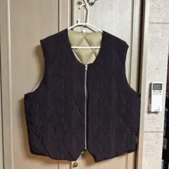 stussy キルティングダウンベスト リバーシブル