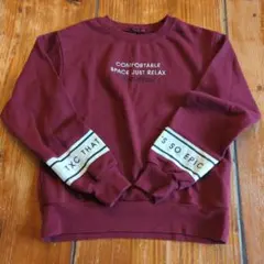 LOVE TOXIC ワインレッド トレーナー Ｍ