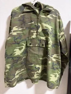 迷彩柄 フロントポケット付き ミリタリージャケット カモフラパーカー