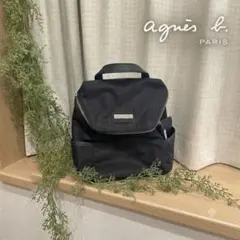 【美品】agnes b. リュック ブラックのサムネイル