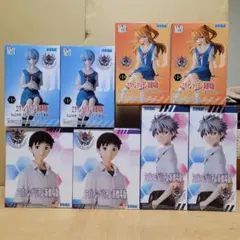 エヴァンゲリオン 碇シンジ 綾波レイ ・渚カヲル アスカラングレー 8個セット