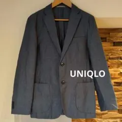 UNIQLO　ユニクロ テーラードジャケット　ダークブルー