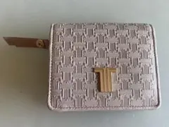 ランバン　ベージュ 二つ折り財布のサムネイル