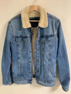 デニムジャケット　ボワ付き　ZARA ザラ