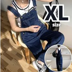 485 オールインワン XL 韓国風デニムオーバーオール サロペット カジュアル