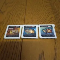 3DSモンスターハンターシリーズ　4、4G、クロスセット