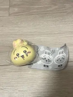 ちいかわ　おかおのスクイーズ　うさぎ　目薬 ガチャガチャ