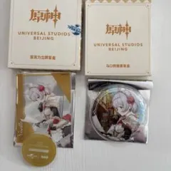 原神 ユニバーサルスタジオ北京 ユニバ ノエル 缶バッジ アクリル