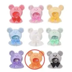 ディズニーストア　ユニベアシティ シークレットポンチョ オレンジ