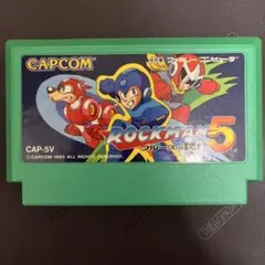 CAPCOM ロックマン5 ブルースの罠!? ファミコンソフト