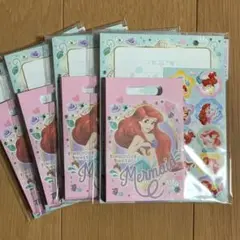 リトルマーメイド☆アリエル シール付きミニおてがみセット 4点!!