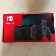 新品未開封 Nintendo Switch グレー本体 Joy-Con付き