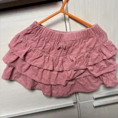 フリル付きピンクスカート 110cm