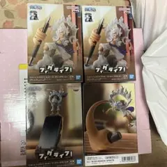 ワンピース フィグライフ！ ニカルフィ フィギュア 3種 4個ONEPIECE