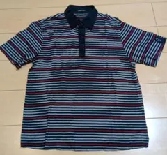GREEN CLUBS ストライプ ポロシャツ Mサイズ