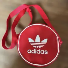 adidas アディダス　ショルダーバッグ　赤　レッド　丸のサムネイル