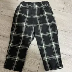 プティマイン　チェック柄パンツ 90cm