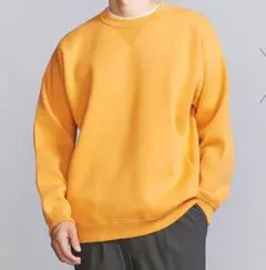 ユニクロ　トレーナー　Ｓ　スウェット　スポーツ　オレンジ　秋　あったか