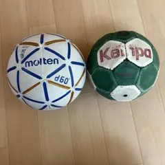 ハンドボール　ボール1号級　0号級セット