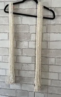 ナサシェル 12連 レイ フラダンス 舞台衣装 シェルレイ　ロングシェル