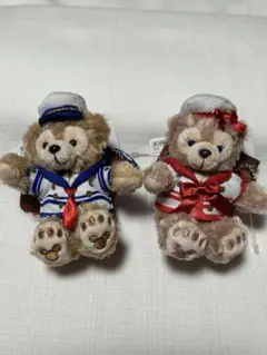 ㉕☆新品・未使用☆ダッフィー シェリーメイ　ぬいぐるみストラップ　③