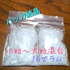 ハッカ 16g メントール クリスタル 結晶 薄荷脳 ハッカ油のサムネイル